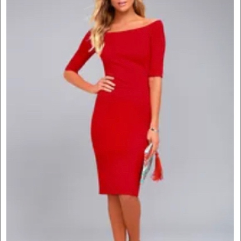 Off shoulder dress